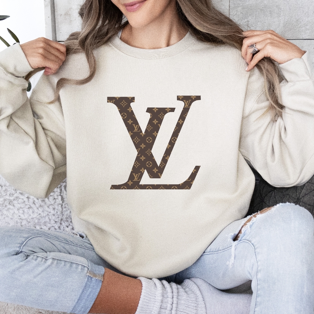 Louis Vuitton LV Graphic Crewneck Sweatshirt NEW